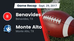 Recap: Benavides  vs. Monte Alto  2017