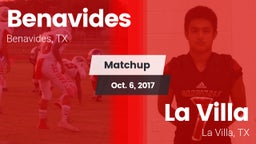 Matchup: Benavides High vs. La Villa  2017