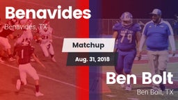 Matchup: Benavides High vs. Ben Bolt  2018