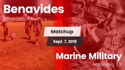 Matchup: Benavides High vs. Marine Military  2018