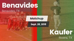 Matchup: Benavides High vs. Kaufer  2018
