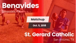 Matchup: Benavides High vs. St. Gerard Catholic  2018