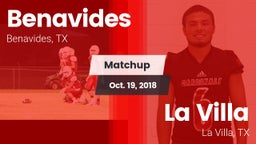 Matchup: Benavides High vs. La Villa  2018