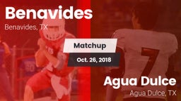 Matchup: Benavides High vs. Agua Dulce  2018