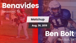 Matchup: Benavides High vs. Ben Bolt  2019
