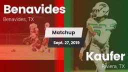 Matchup: Benavides High vs. Kaufer  2019