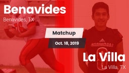 Matchup: Benavides High vs. La Villa  2019