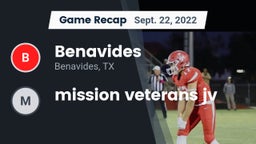 Recap: Benavides  vs. mission veterans jv 2022