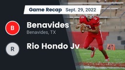 Recap: Benavides  vs. Rio Hondo Jv 2022