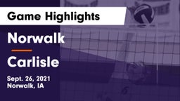Norwalk  vs Carlisle  Game Highlights - Sept. 26, 2021