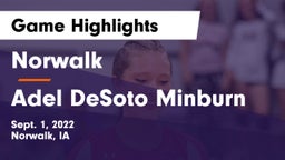 Norwalk  vs Adel DeSoto Minburn Game Highlights - Sept. 1, 2022
