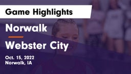 Norwalk  vs Webster City  Game Highlights - Oct. 15, 2022