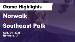Norwalk  vs Southeast Polk  Game Highlights - Aug. 24, 2023