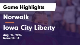 Norwalk  vs Iowa City Liberty  Game Highlights - Aug. 26, 2023