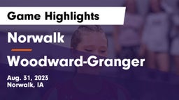 Norwalk  vs Woodward-Granger  Game Highlights - Aug. 31, 2023