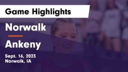 Norwalk  vs Ankeny  Game Highlights - Sept. 16, 2023