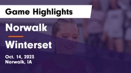 Norwalk  vs Winterset  Game Highlights - Oct. 14, 2023