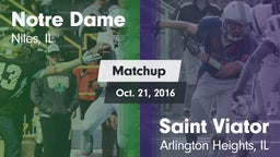 Matchup: Notre Dame High vs. Saint Viator  2016