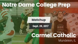 Matchup: Notre Dame High vs. Carmel Catholic  2017