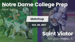 Matchup: Notre Dame High vs. Saint Viator  2017