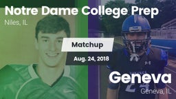 Matchup: Notre Dame High vs. Geneva  2018