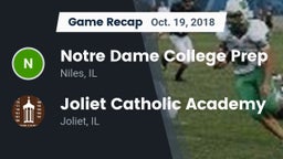 Recap: Notre Dame College Prep vs. Joliet Catholic Academy  2018