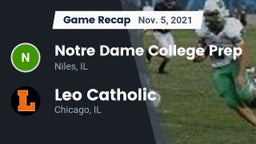 Recap: Notre Dame College Prep vs. Leo Catholic  2021