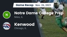 Recap: Notre Dame College Prep vs. Kenwood  2021