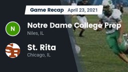 Recap: Notre Dame College Prep vs. St. Rita  2021