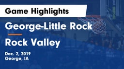 George-Little Rock  vs Rock Valley  Game Highlights - Dec. 2, 2019