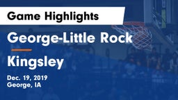 George-Little Rock  vs Kingsley  Game Highlights - Dec. 19, 2019