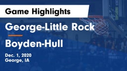 George-Little Rock  vs Boyden-Hull  Game Highlights - Dec. 1, 2020