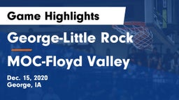 George-Little Rock  vs MOC-Floyd Valley  Game Highlights - Dec. 15, 2020
