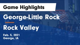 George-Little Rock  vs Rock Valley  Game Highlights - Feb. 5, 2021
