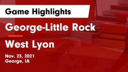 George-Little Rock  vs West Lyon  Game Highlights - Nov. 23, 2021