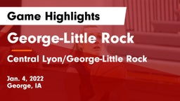 George-Little Rock  vs Central Lyon/George-Little Rock  Game Highlights - Jan. 4, 2022