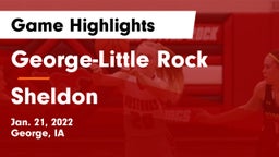 George-Little Rock  vs Sheldon  Game Highlights - Jan. 21, 2022