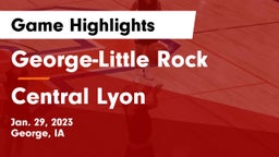 George-Little Rock  vs Central Lyon Game Highlights - Jan. 29, 2023