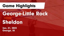 George-Little Rock  vs Sheldon  Game Highlights - Jan. 31, 2023