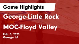 George-Little Rock  vs MOC-Floyd Valley  Game Highlights - Feb. 3, 2023