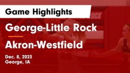 George-Little Rock  vs Akron-Westfield  Game Highlights - Dec. 8, 2023