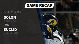 Recap: Solon  vs. Euclid  2016