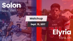 Matchup: Solon  vs. Elyria  2017
