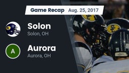 Recap: Solon  vs. Aurora  2017