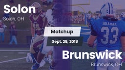 Matchup: Solon  vs. Brunswick  2018