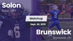 Matchup: Solon  vs. Brunswick  2019
