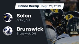 Recap: Solon  vs. Brunswick  2019
