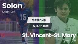 Matchup: Solon  vs. St. Vincent-St. Mary  2020