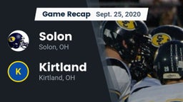 Recap: Solon  vs. Kirtland  2020