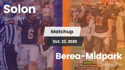 Matchup: Solon  vs. Berea-Midpark  2020